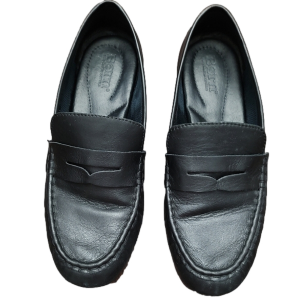 Born Black Loafers Sz 8 M Very flexible & Comfy!